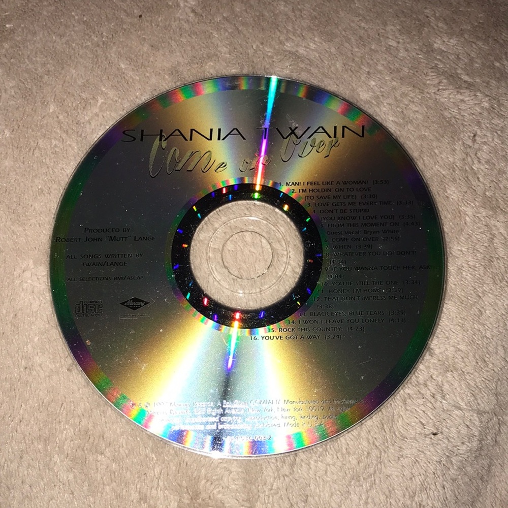 Shania Twain 1997 Mercury Records CD 💿